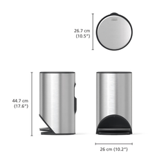 Thùng rác có bàn đạp Joseph Joseph 30152 10L màu inox