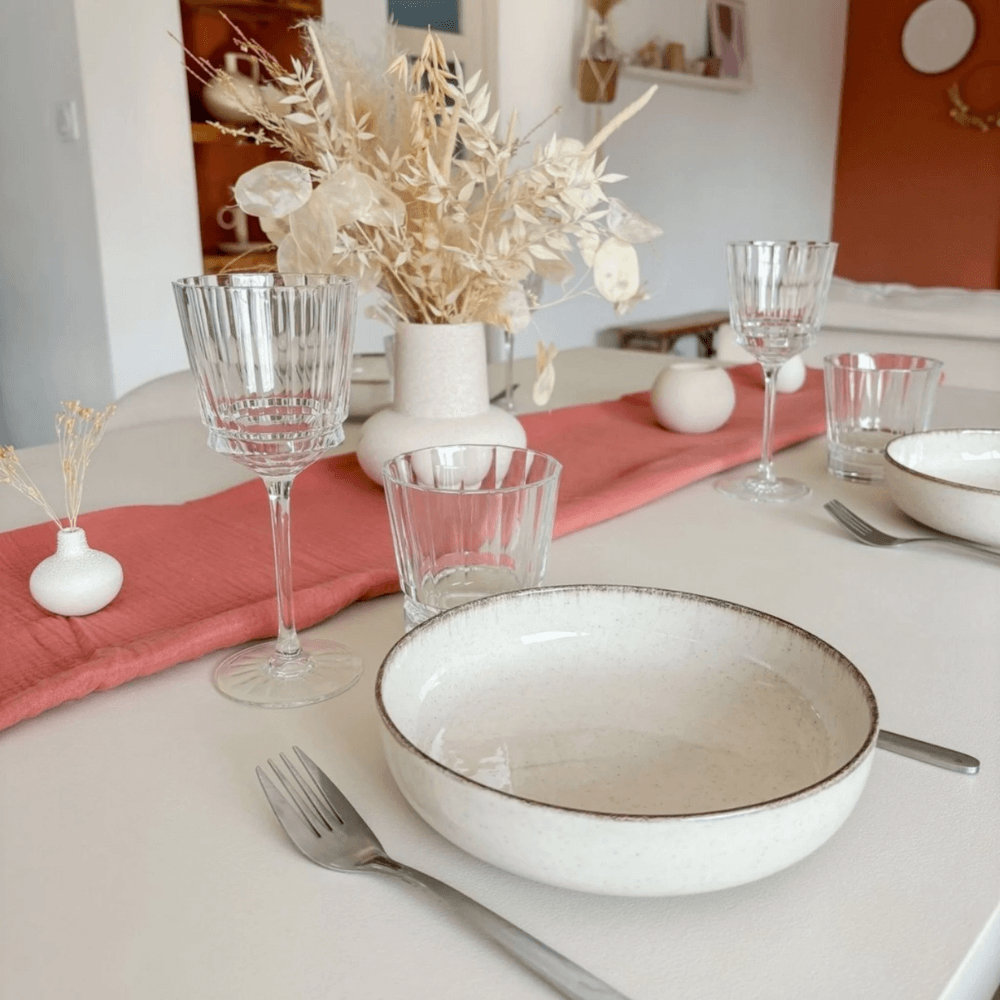 Set 6 ly vang đỏ Macassar 350ml