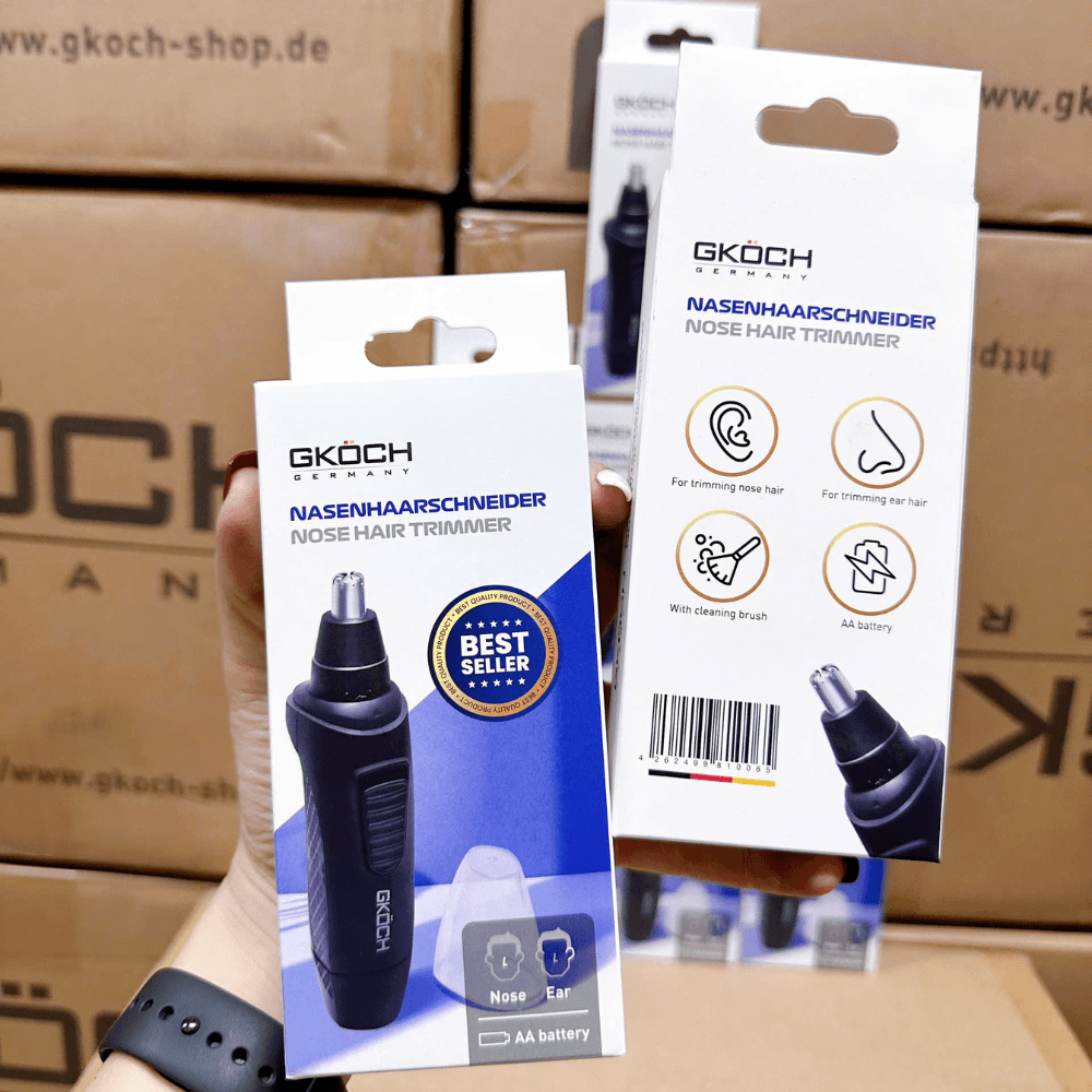 Máy tỉa lông mũi GKÖCH màu đen