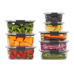 Sét hộp Tritan Rubbermaid Brilliance 16 món - Made in USA