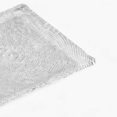 Đĩa vuông Diamante trắng 23.5cm IVV 6897.1