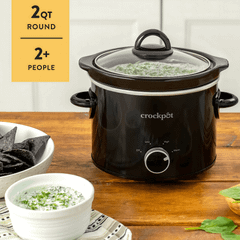 Nồi nấu chậm Crock Pot 1,8L màu đen