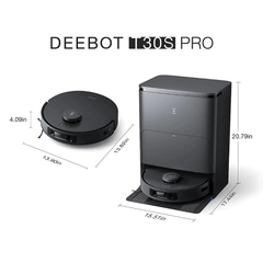 Robot hút bụi lau nhà Ecovas Deebot T30s pro màu đen