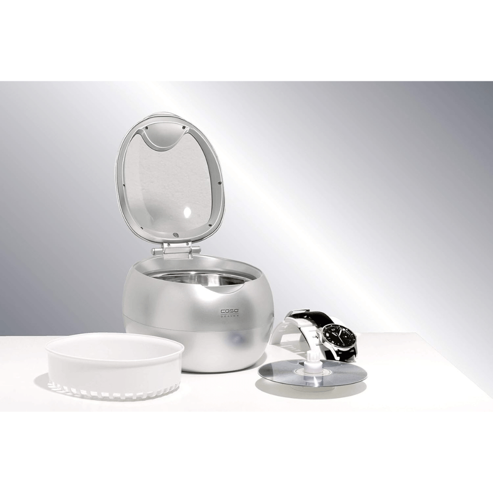 Máy làm sạch đồ trang sức bằng sóng siêu âm CASO 01510 UltraSonic Clean CD/DVD silber 50W 570ml