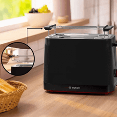 Máy nướng bánh mì BOSCH TAT3M123 màu đen