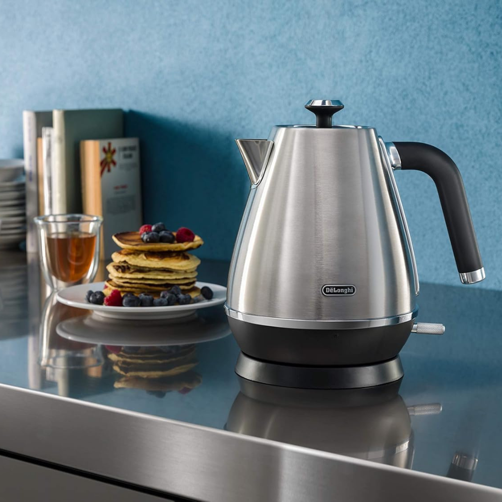 Ấm siêu tốc De'Longhi Distinta X 1,7L màu inox