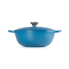 Nồi sâu lòng Le Creuset La Marmite 26cm màu xanh nước biển marseille