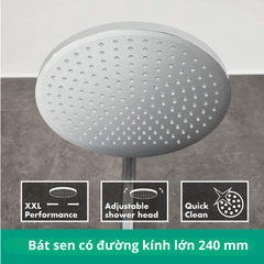 Sen cây Hansgrohe 2in1 27267000 bát tròn