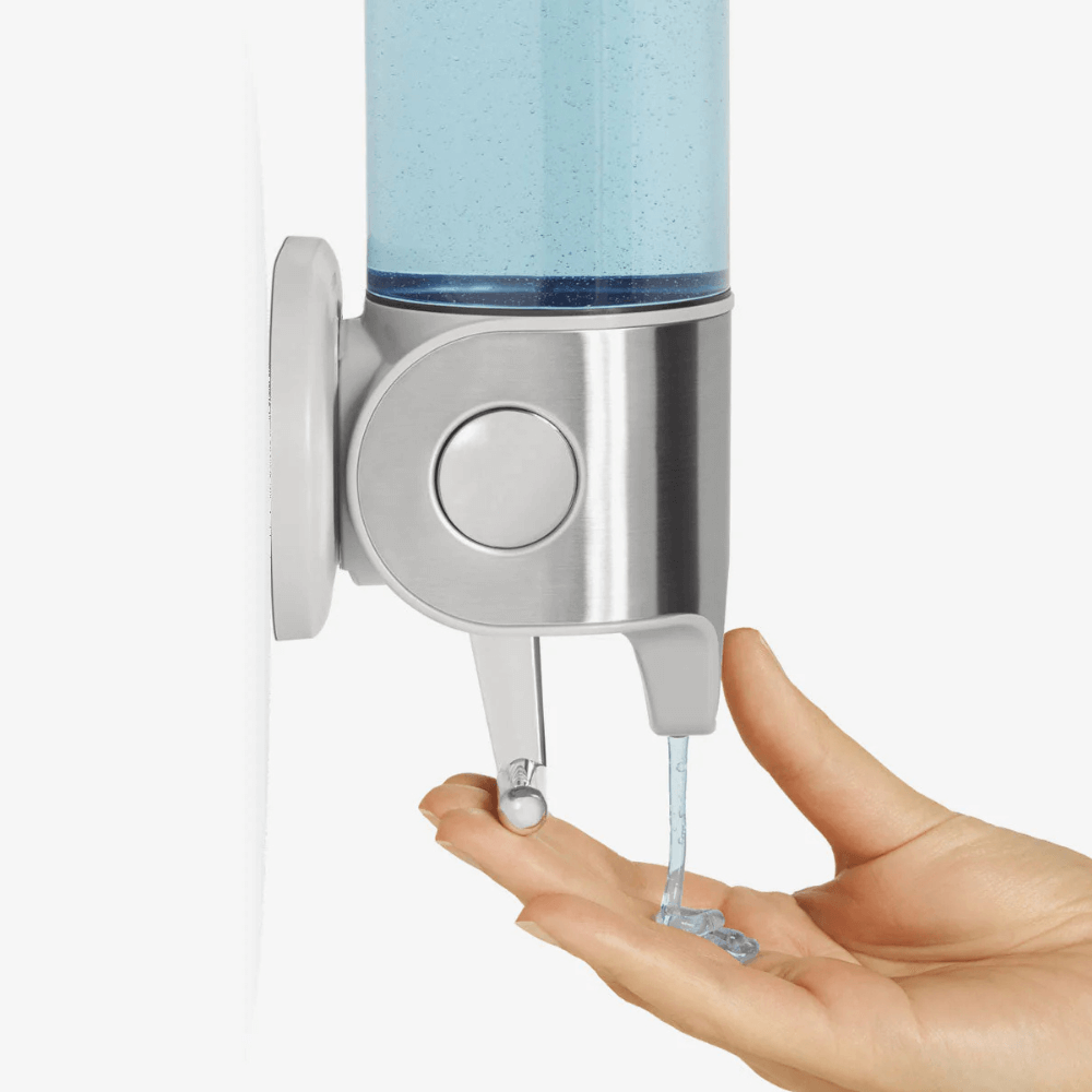 Set 2 bình đựng dầu gội, sữa tắm treo tường Simplehuman