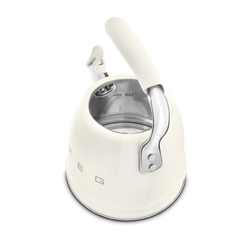 Ấm đun từ thổi sáo SMEG CKLW2001CR màu kem
