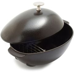 Nồi gang con sò STAUB 25cm màu đen