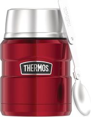 Bình ủ cháo và đựng thức ăn giữ nhiệt Thermos 470ml màu đỏ