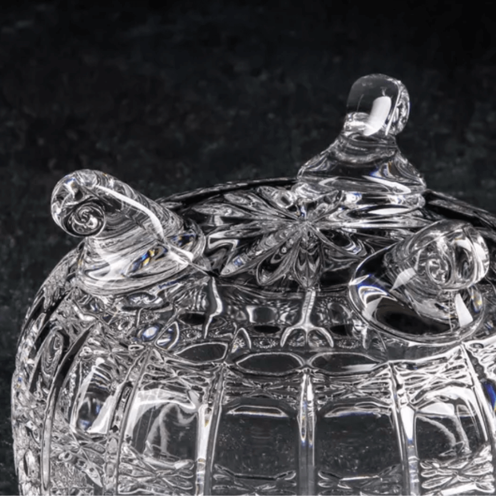 Tô 3 chân M57 12.5cm Crystal Bohemia