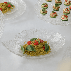 Đĩa Centrepiece Madagascar trắng 57x37.5cm IVV 6551.1