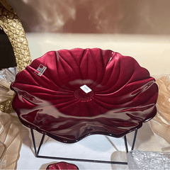 Đĩa Magnolia đỏ 41cm IVV 6051.1