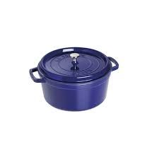 Nồi tròn STAUB Cocotte D-BL 20cm màu xanh tím than