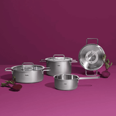 Bộ nồi FISSLER Pure Collection 5 món vung kính kèm quánh made in Germany