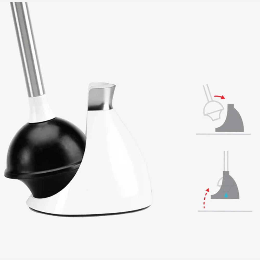 Dụng cụ thông tắc bồn cầu Simplehuman màu đen