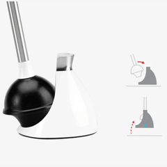 Dụng cụ thông tắc bồn cầu Simplehuman màu đen