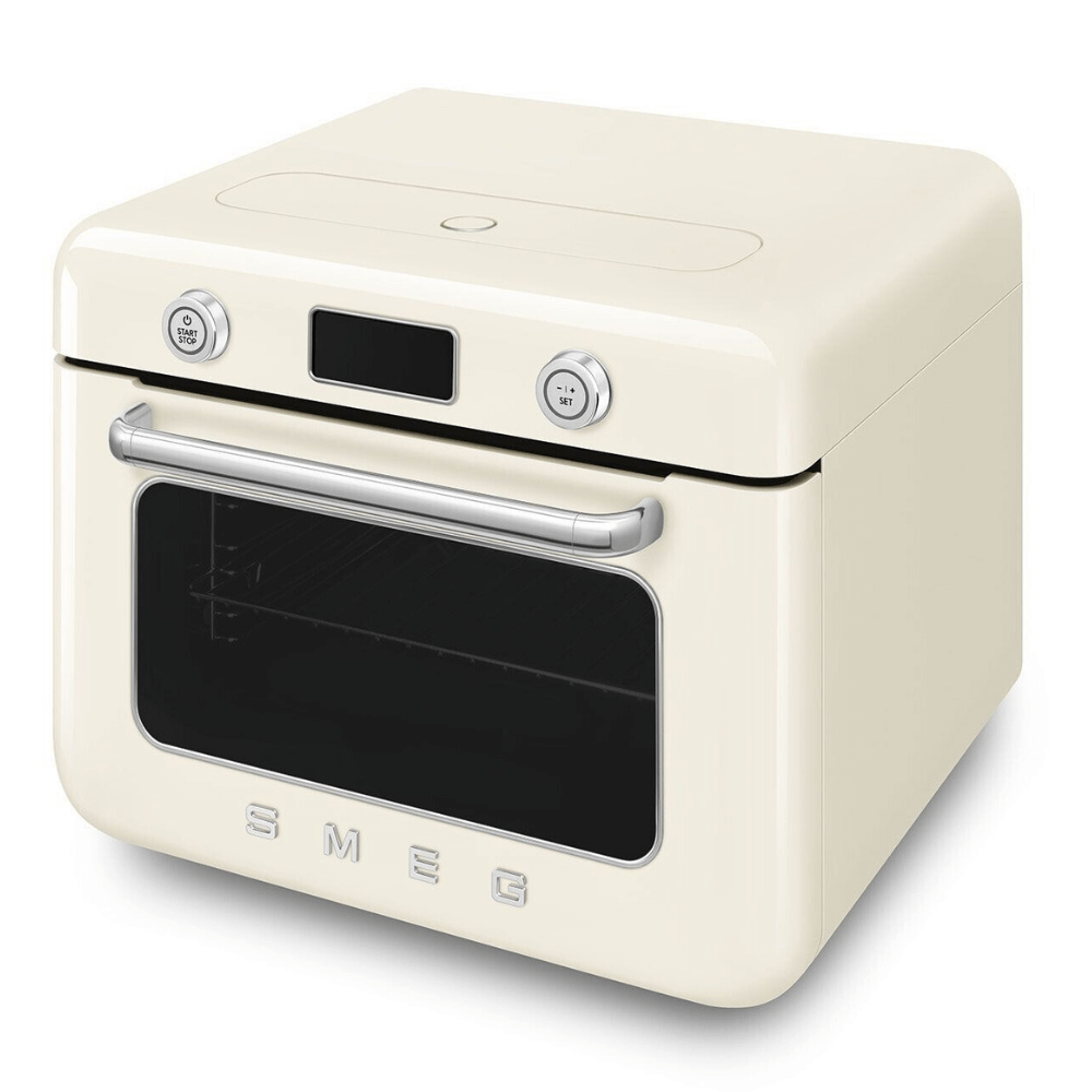 Lò nướng kèm hấp SMEG COF01CREU màu kem