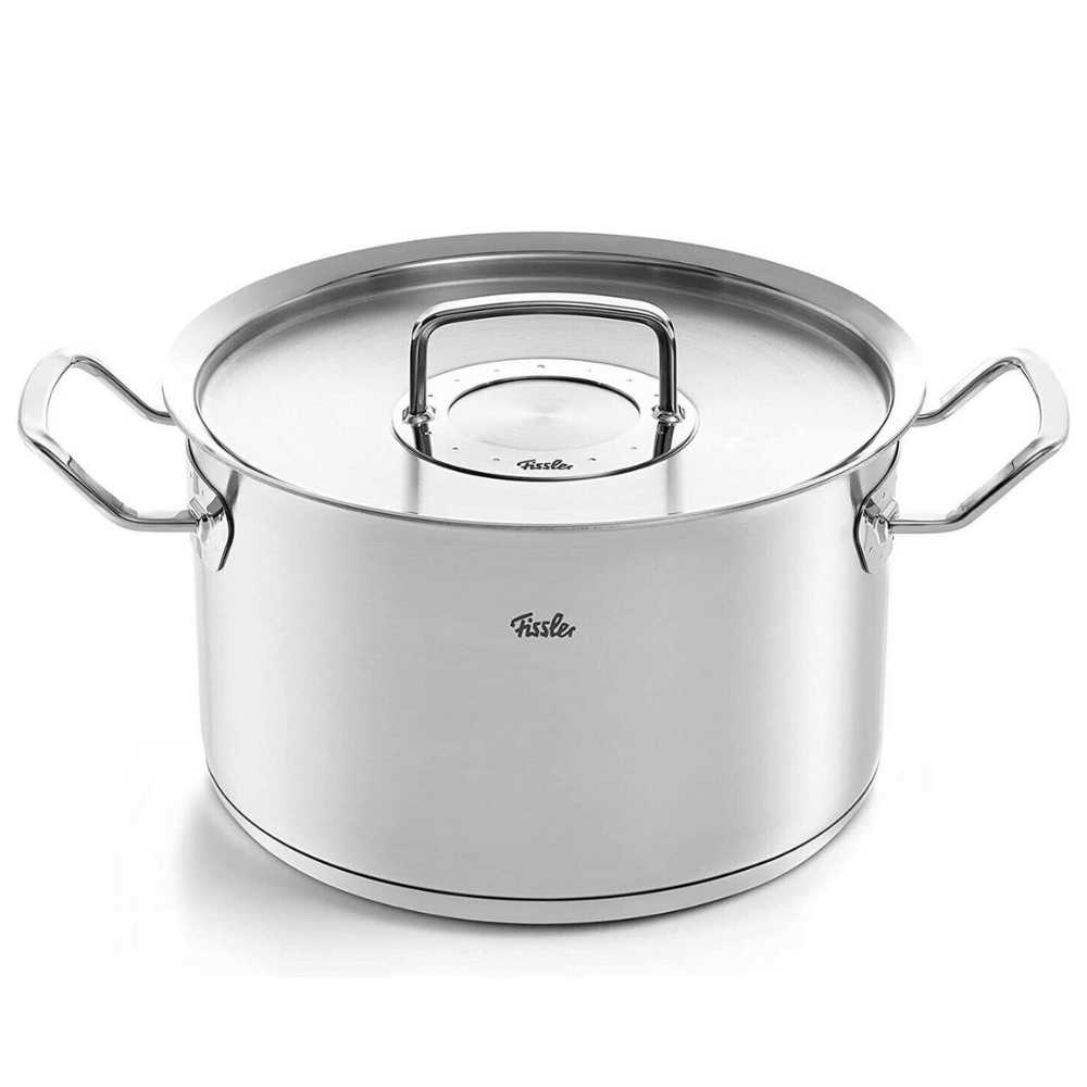 Bộ nồi Fissler Profi 5 món vung thép kèm chảo 2 quai 28cm made in Germany