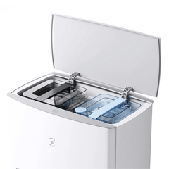 Robot hút bụi lau nhà Ecovacs Deebot T20e Omni màu trắng model 2024