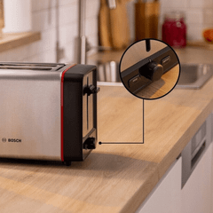 Máy nướng bánh mì BOSCH TAT6M420 màu inox