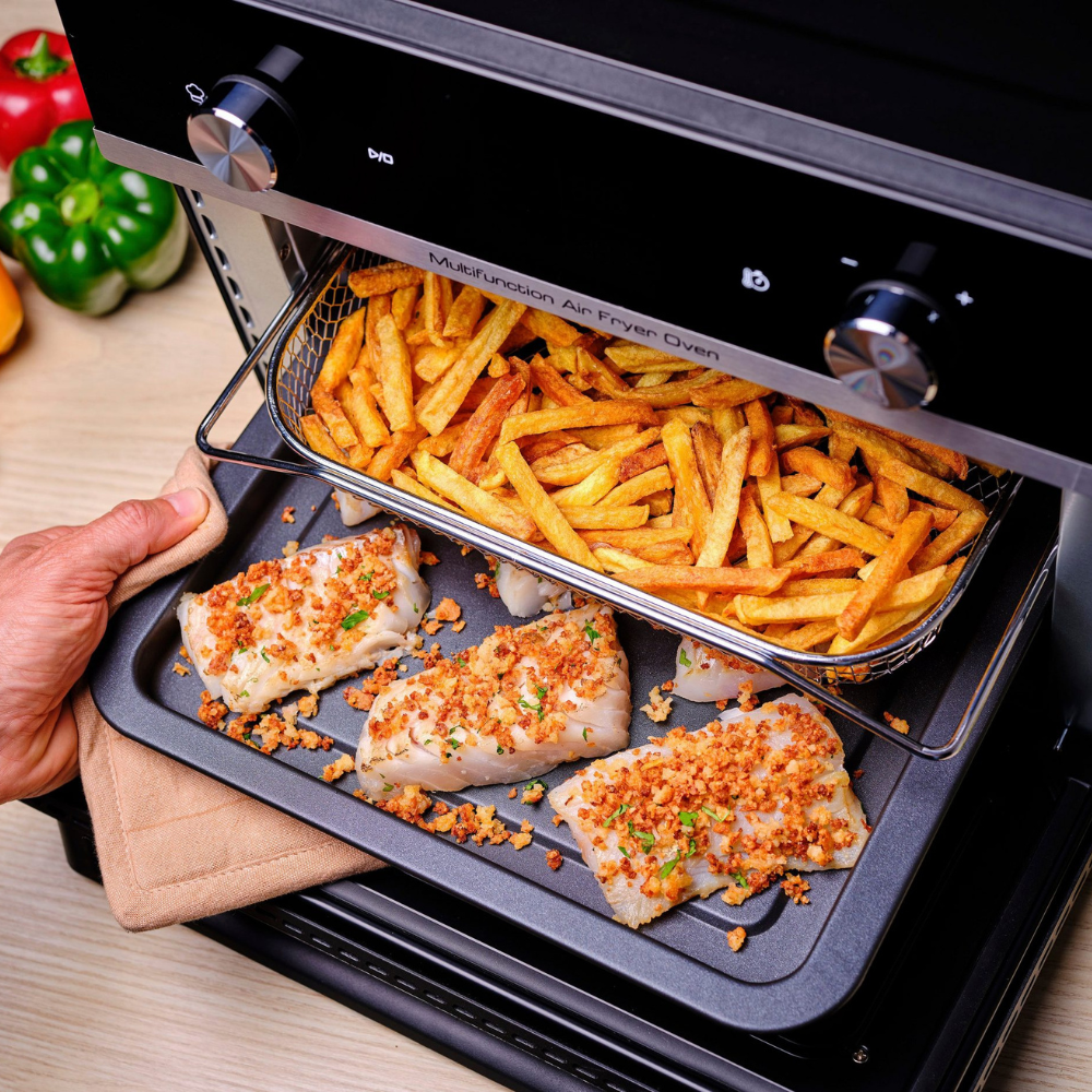 Lò nướng và nồi chiên không dầu TEFAL Easy Fry FW605810 20L model 2024
