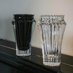 Lọ hoa Crown Jewel Rogaska 25cm màu đen