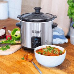 Nồi nấu chậm Russell Hobbs 2L Compact Home 145W màu inox