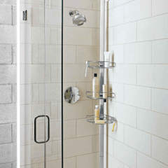 Giá treo dụng cụ nhà tắm loại chống sàn và trần Simplehuman 2,74m