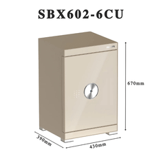 Két sắt Philips SBX602-6CU 89 Kg màu vàng champagne