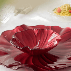 Tô Magnolia đỏ 19cm IVV