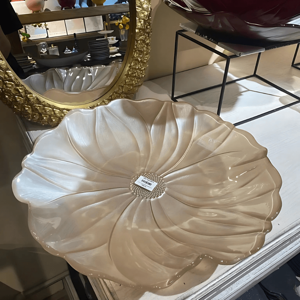 Đĩa Magnolia Pearly Ivory 41cm IVV