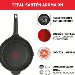 Chảo đúc cao cấp Tefal Robusto có miệng rót 20cm E2490244