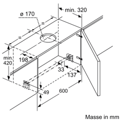 Máy hút mùi BOSCH DFS097K51 serie 8