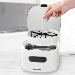 Máy làm sạch đồ trang sức bằng sóng siêu âm Silvercrest UltraSonic SUR 48D5 50W 0.6l model 2024