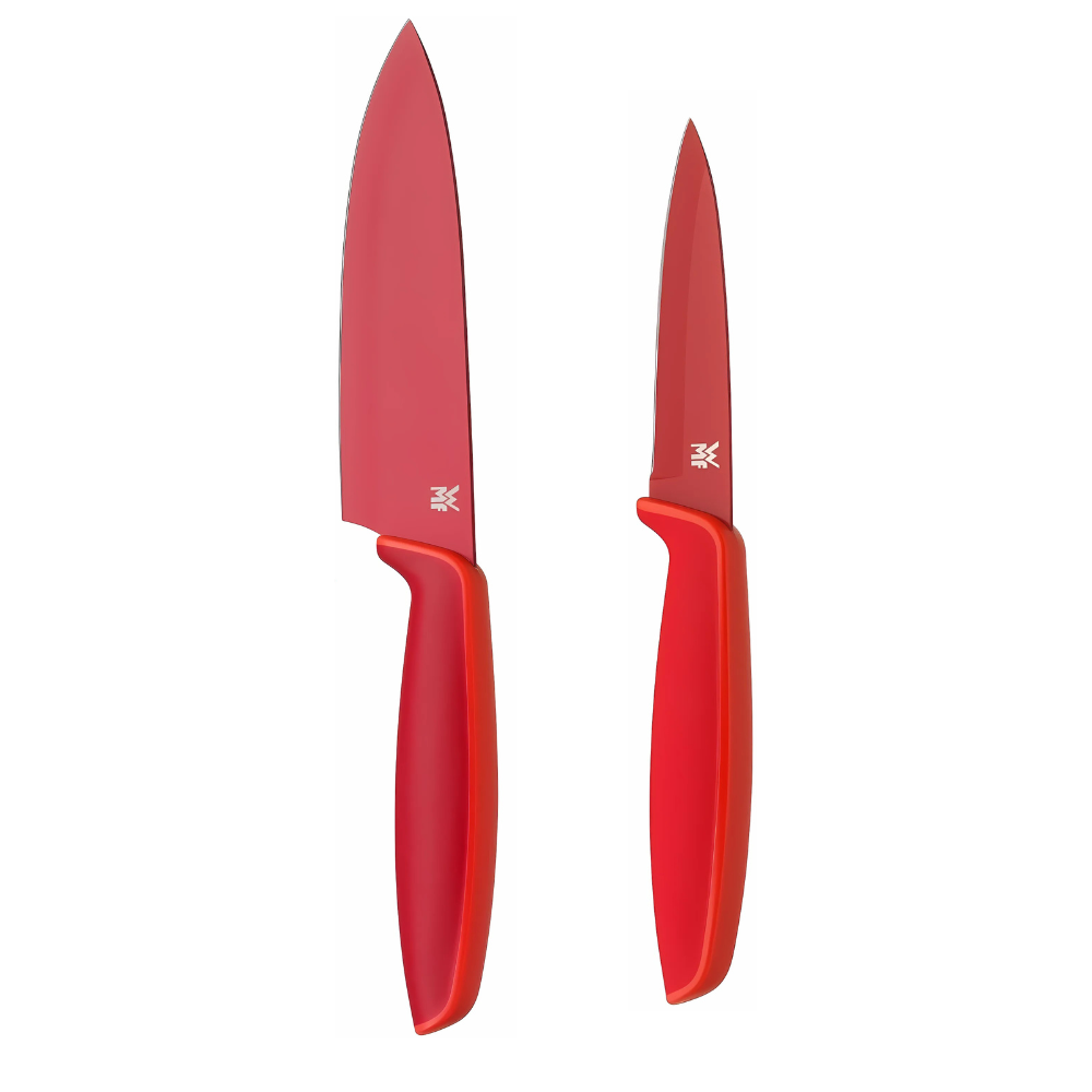 Bộ dao bếp 2 chiếc WMF TOUCH màu đỏ