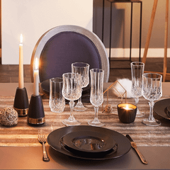 Set 6 ly champagne Longchamp 120ml