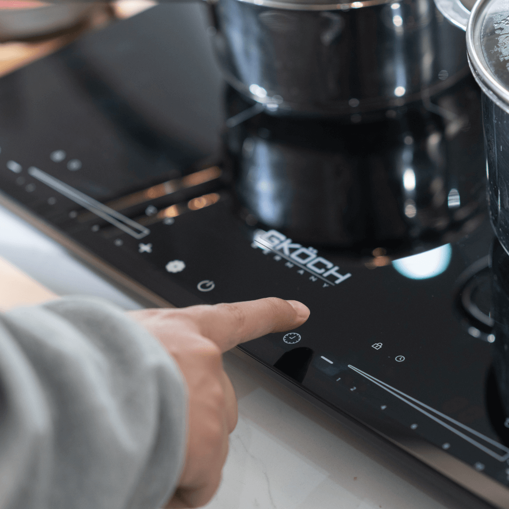 Bếp từ đôi GKÖCH Luxury 3400W màu đen