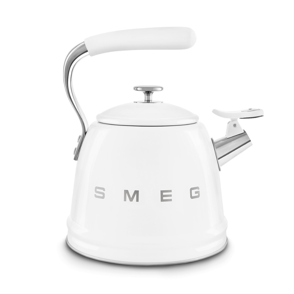 Ấm đun từ thổi sáo SMEG CKLW2001WH màu trắng
