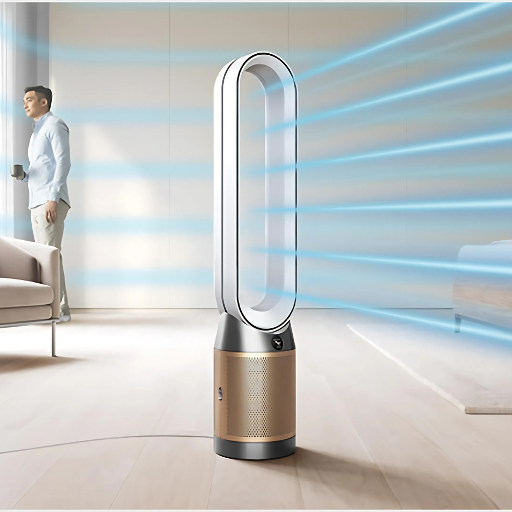 Quạt không cánh kèm lọc không khí DYSON Pure Cool Link TP09 màu xám niken