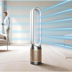 Quạt không cánh kèm lọc không khí DYSON Pure Cool Link TP09 màu xám niken
