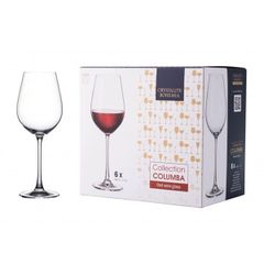 Set 6 ly vang Bohemia Columba 500 ml