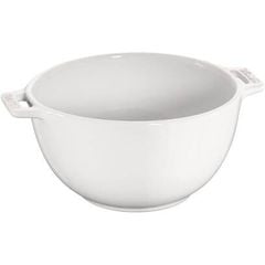 Bát salad tròn STAUB 18cm màu trắng