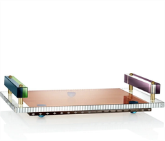 Khay Copenhagen Fontana 44cm*10cm (Clear/Brown/Lime/Green/Azure) Reflections