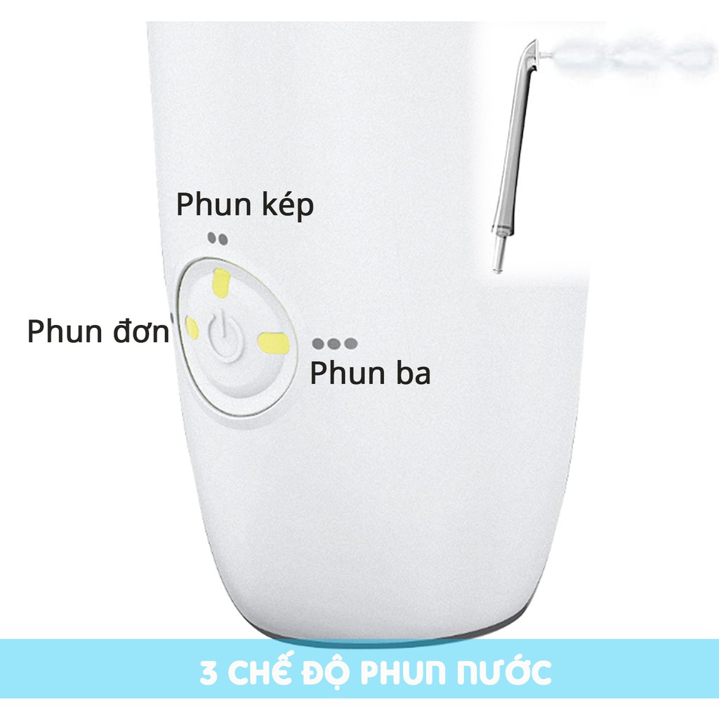 Tăm nước philips HX8438/01 trắng