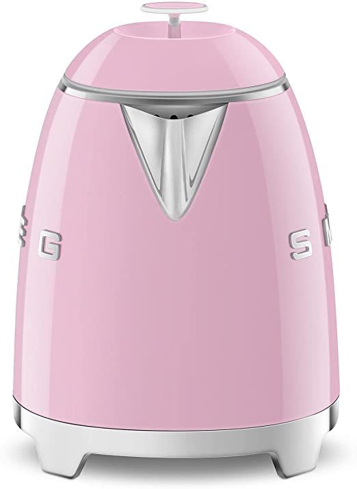 Ấm siêu tốc mini SMEG KLF05PKEU 0,8L màu hồng