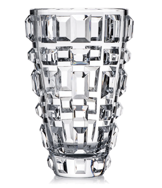 Lọ hoa Gem Rogaska 30cm màu trắng