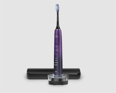 Bàn chải điện Philips Sonicare DiamondClean 9000 Smart HX9911/74 màu tím kèm hộp đựng du lịch
